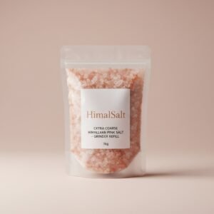 extra coarse himalayan pink salt – grinder refill